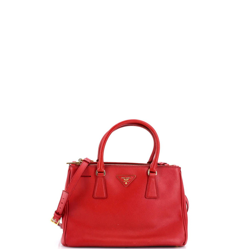 Prada Double Zip Lux Tote Saffiano #244904P98B